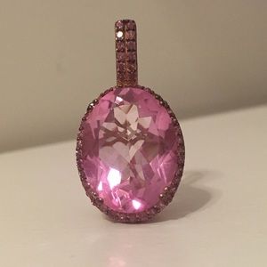 Genuine kunzite pendant